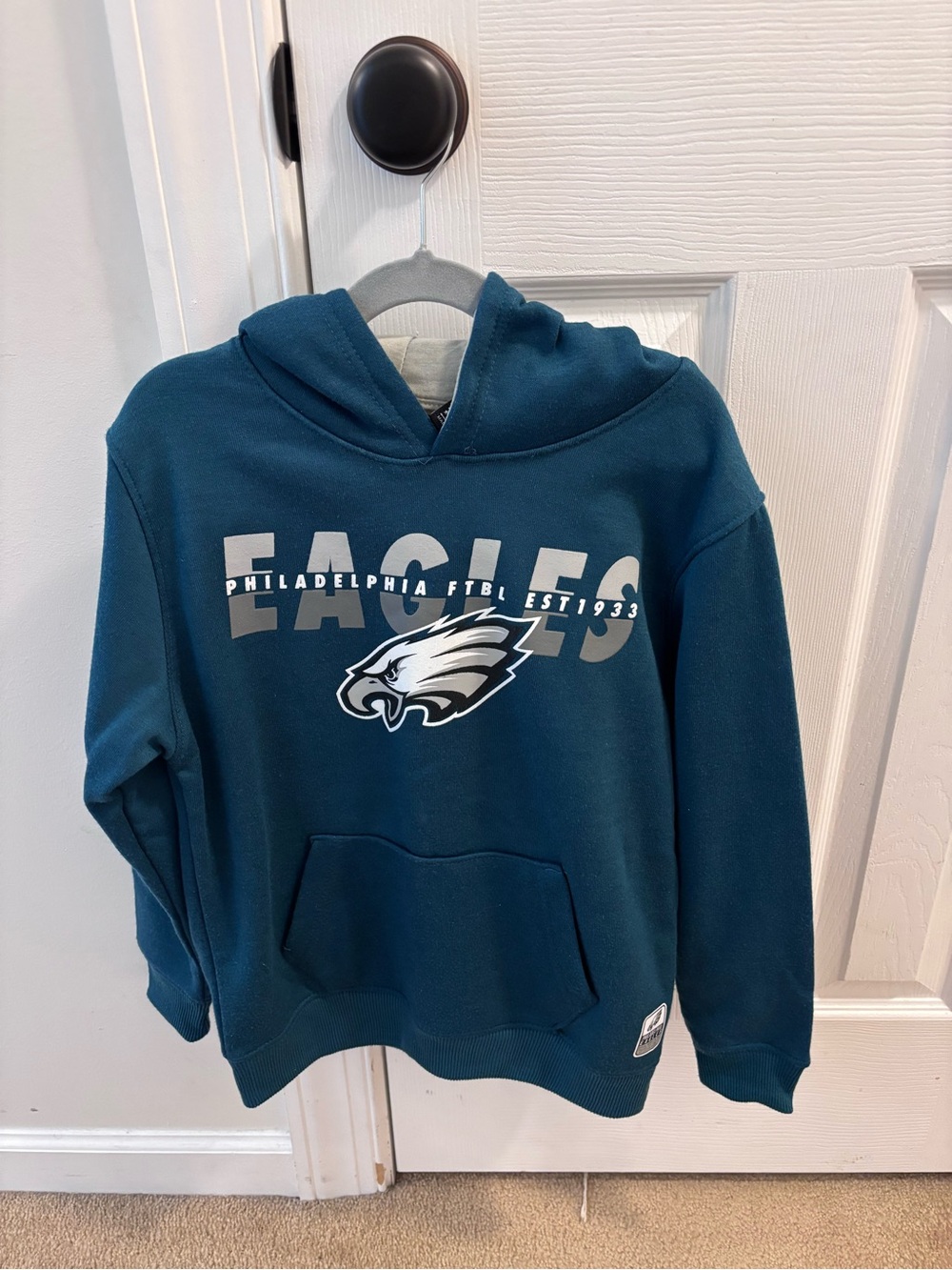 NFL Philadelphia Eagles Pullover Hoodie/with Sweatpants - White & Gray Logo